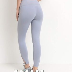 Mono B Lattice Lavender Leggings NWT